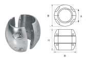 Zinc Anode For Shaft Ø50mm, Spherical