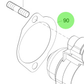 Steyr 2205721-0 - Starter Sealing Sheet for Steyr M160068 Engines