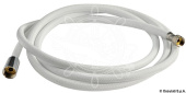 Osculati 15.198.00 - Nylon Net Shower Hose White 2.5 m