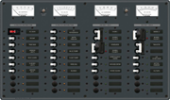 Blue Sea 8186 - Panel 230VAC 20pos/12VDC 20pos (replaces 8186B-BSS)