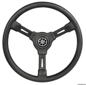 Osculati 45.158.05 - 3-Spoke Steering Wheel Black 355 mm
