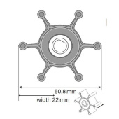 Johnson Pump 09-824P-9 - Nitrile Flexible Impeller Kit for F4 and F38 Pumps
