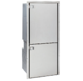 Isotherm 1195BB1MK0000 - 12/24V Cruise CR195 LH Combi Line Stainless Steel Left-Hinged Fridge/Freezer
