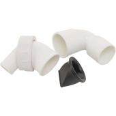 Johnson Pump 81-47273-01 - Discharge Elbow Ø38-90° with Check Valve