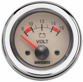 Vetus VOLT24W - Volt Meter 24V (16-32V) D52mm Beige