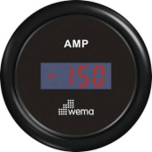 Wema 110337 Blackline Ø52mm Digital Ammeter With 150A Shunt - Black