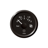 VDO A2C59514152 – ViewLine Turbo Pressure Gauge 2 Bar Black 52 mm