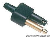 Osculati 52.805.57 - Fuel Male Connector MERCURY/MARINER Hose Adaptor
