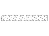 Talamex Superlene White 18 mm 100 m