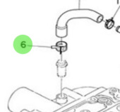 Nanni Diesel 970313472 - Hose Clamp for Cylinder Head Cover