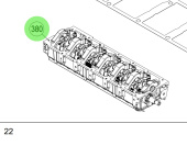 Steyr 500901 - Valve Drive Assembly (RAL9006)