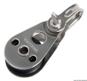 Viadana Movable Wire Block with Aluminium Pulley for Steel Cable up to 2.5-4 mm, 25 mm Sheave
