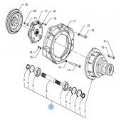 Vetus VFP01627 - Complete Lantern Bracket for Volvo