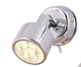 Hella Marine 2JA 980 771-301 - Ponui Warm White Light LED Reading Lamps with Switch 24V Bright Chrome Brass