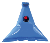 Allpa Flexible Plastic Drinking Water Tank, 100l, 1100x1100mm, Triangular Model
