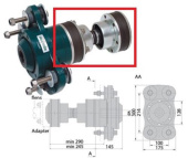 Aquadrive Shaft Coupling Type CV30 (20400)