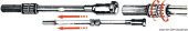 Osculati 45.159.00 - Telescopic Extension Rod for Outboard Engines