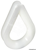 Osculati White Nylon Rope & Wire Cable Thimbles, 5–24 mm