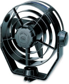 Hella Marine 8EV 003 361-002 - 2 Speed ‘Turbo’ Fan, 12V DC, Black Housing