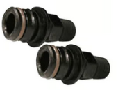 Flojet 20381043 - Quad Snap-In Straight Port Fittings 3/4 Inch Quad Port X 3/8 Inch NPT Viton O-Ring
