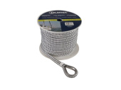 Talamex Polyester Braided Lead Anchorline White/Black 16 mm 40 m