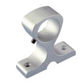 Trem Silver Anodised Aluminium Handrail Connector Ø25 mm