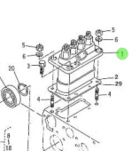 Nanni Diesel 970512120 - Fuel Injection Pump for 4.110HE Engines