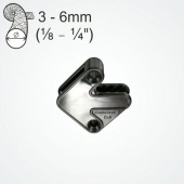Clamcleat CL232 Cub Cleat for 3–6 mm Rope, Black Nylon