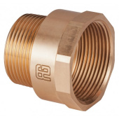 Guidi Bronze Reducing Nipple F-M BSP, Female-Male Thread Pipe Fitting