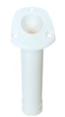 Euromarine White Plastic Recessed Rod Holder