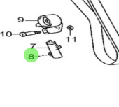 Nanni Diesel 970314137 - Flange Bolt for Camshaft Assembly