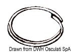 Osculati 37.106.01 - Stainless Steel split ring 13x0.8 mm