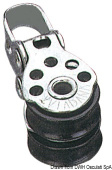 Viadana Micro Double Block for Rope up to 5 mm, 17 mm Sheaves