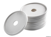 Osculati 41.412.38 White Polyethylene Underplate for Ø30 mm Tapered Pulpit Base, 10 pcs