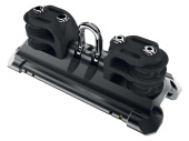 Lewmar 29431312BK - SZ1 TB Car With Shackle And 4 Control Sheaves