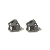 Barton 24113 - End Fitting Cleat Plate Pair Size 2 – 90° Angle to Track, Traveller System Component