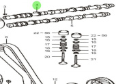 Nanni Diesel 970316136 - Camshaft Sub-Assembly No. 1