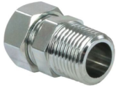 Screw Coupling Straight 1/4"x8mm