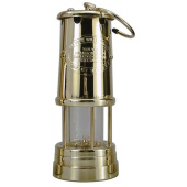 E. Thomas & Williams Welsh Mining Lamp J.D. Burford 'Wales' Brass 220 mm
