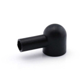 Battery Terminal Insulated Cover - Black, Round, for 10-16 mm²
