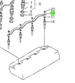 Nanni Diesel 970310920 - Cord for Injection Nozzle and Glow Plug Assemblies
