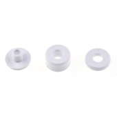 TREM Nylon Windshield Spacers for Plexiglass Ø4.5–5.5 mm, White & Black