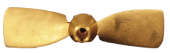 Radice 2-Blade Bronze Folding Propeller For Propeller Shaft 16"X12", Shaft Ø25mm, Taper 1:10, Right