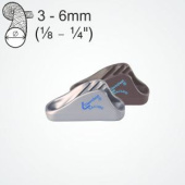 Clamcleat CL222 Racing Mini Aluminium Cleats for 3–6 mm Rope