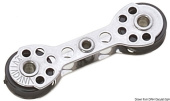 Viadana Micro Double In-Line Block for Rope up to 5 mm, 17 mm Sheaves