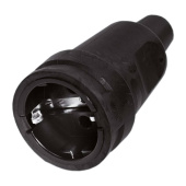 Heavy Duty Rubber Connector Plug 230V