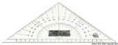 Osculati 26.142.40 - Plexiglass Triangular Protractor