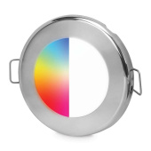 Hella Marine 2JA 017 884-011 - Apelo Euroled 75 Stainless Steel Round Downlight RGB/W 12V