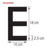 Plastimo 36283 - Black Letter For Rigid Hull. Letter G