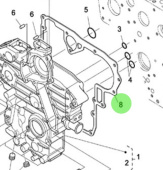 Nanni Diesel 970312953 - Timing Gear Case Gasket for N4 Series Engines
